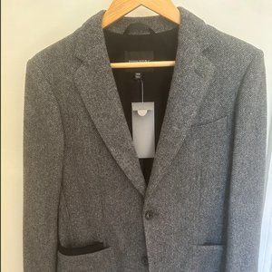 NWT Banana Republic Italian Herringbone Suit Jacket Blazer Men's 36R - $400 NEW